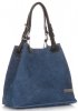 Bőr táska shopper bag Vittoria Gotti jeans V2050